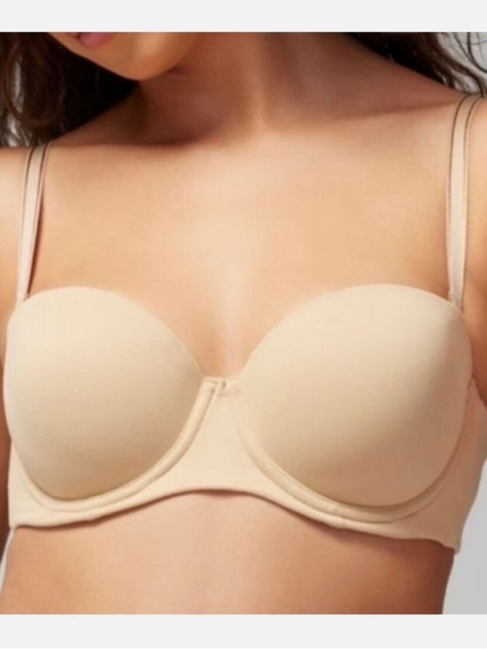 Soma Embraceable Strapless Bra, nude color, 36B - Picture 2 of 10